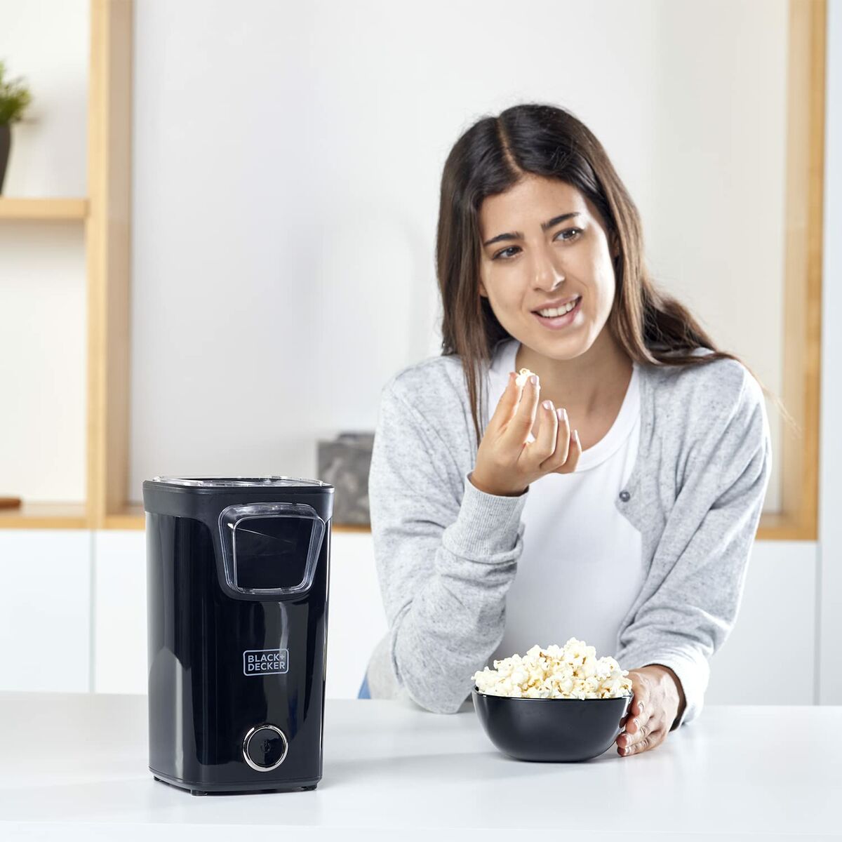 Popcornmachine Black & Decker ES9680100B Zwart 1100 W